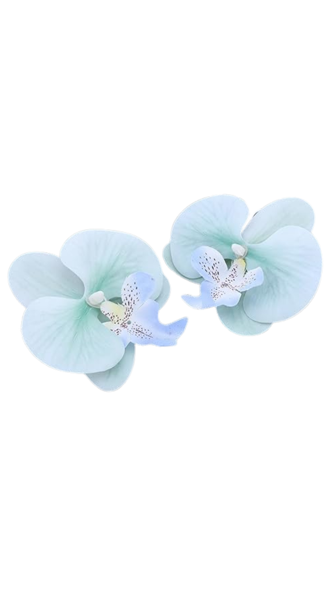 Orchid Flower Earring - Sea Teal