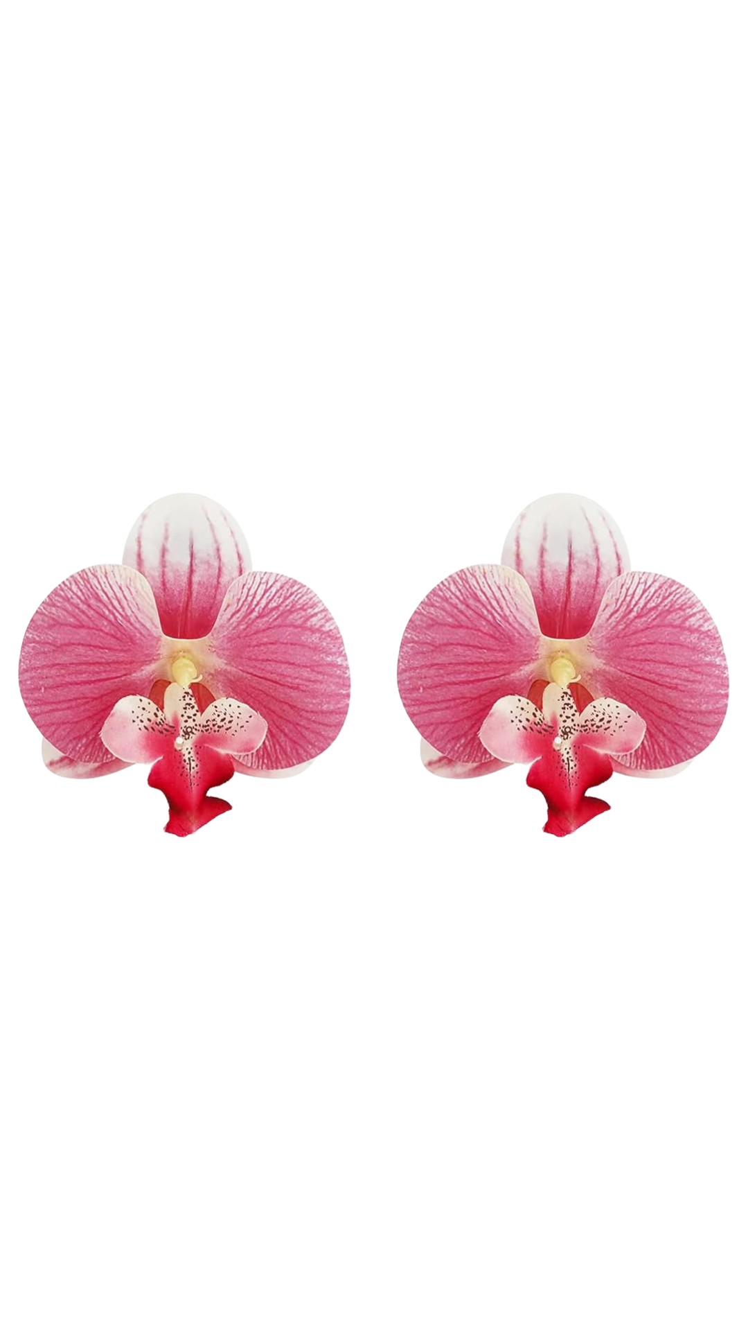 Orchid Flower Earring - Soft Pink
