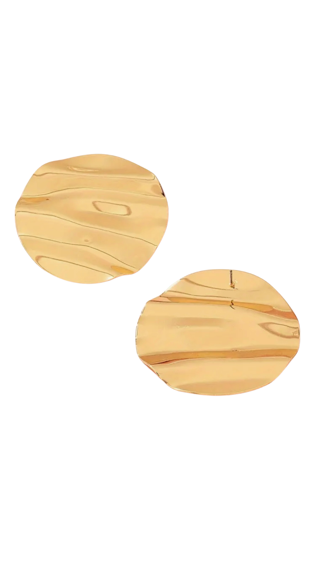 Golden Ripple Studs