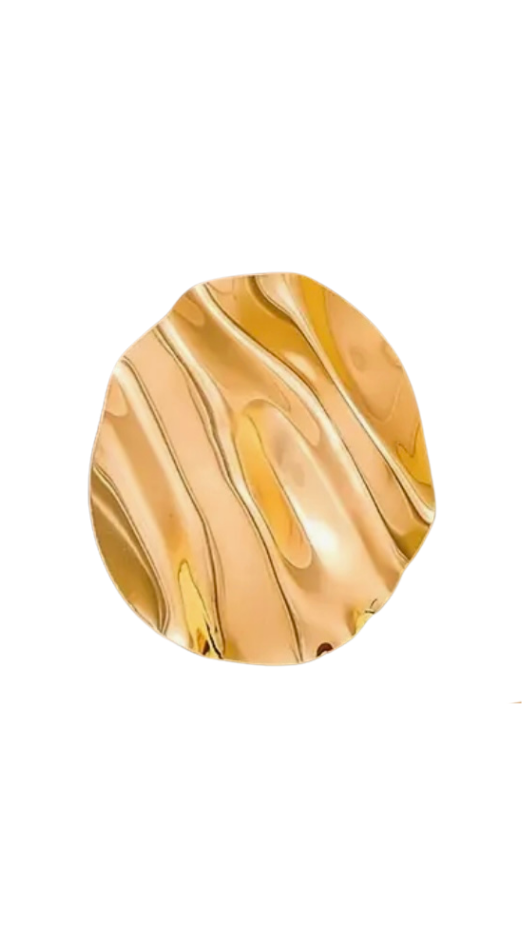 Golden Ripple Studs
