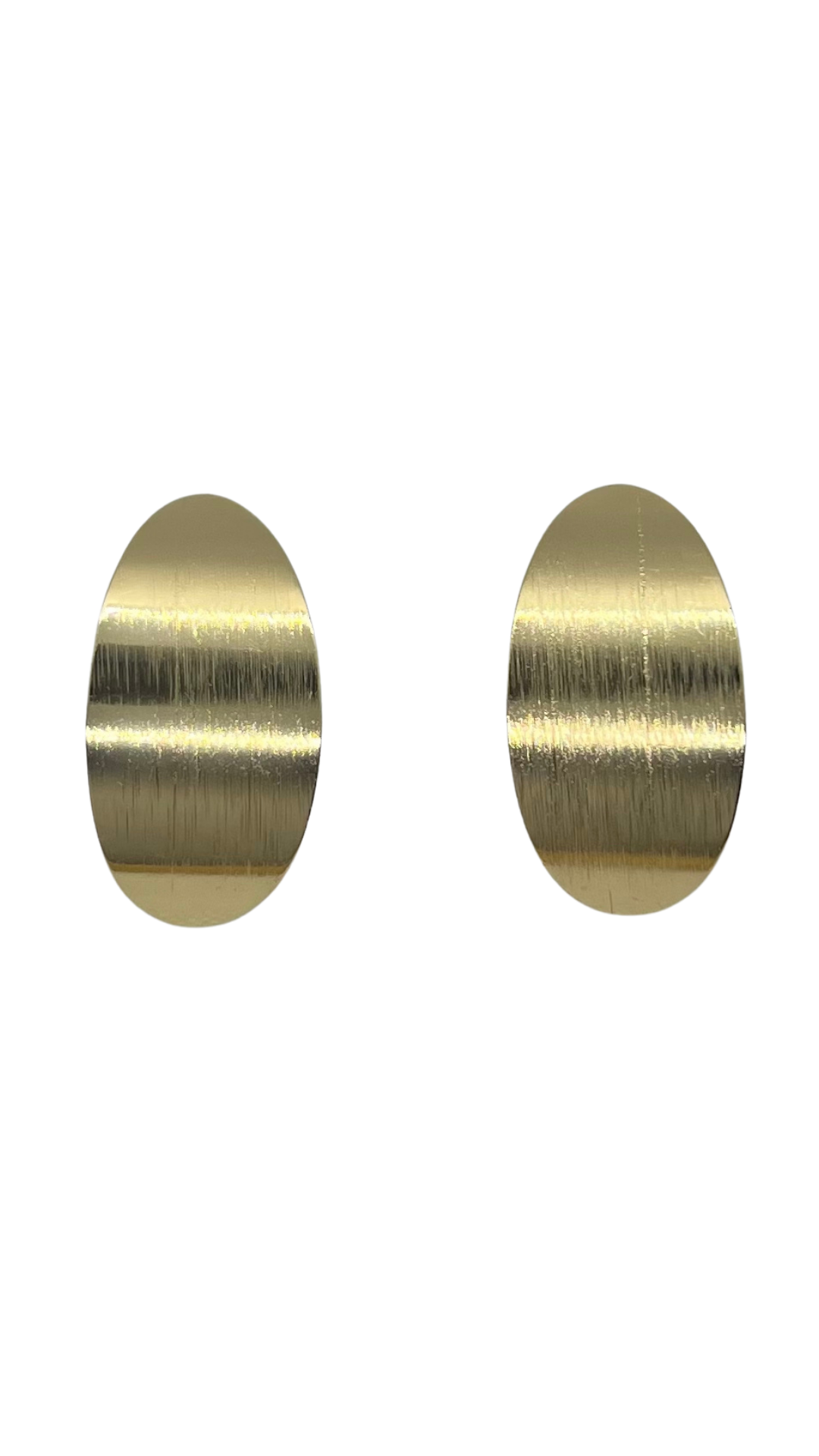 Golden Oval Dome Studs