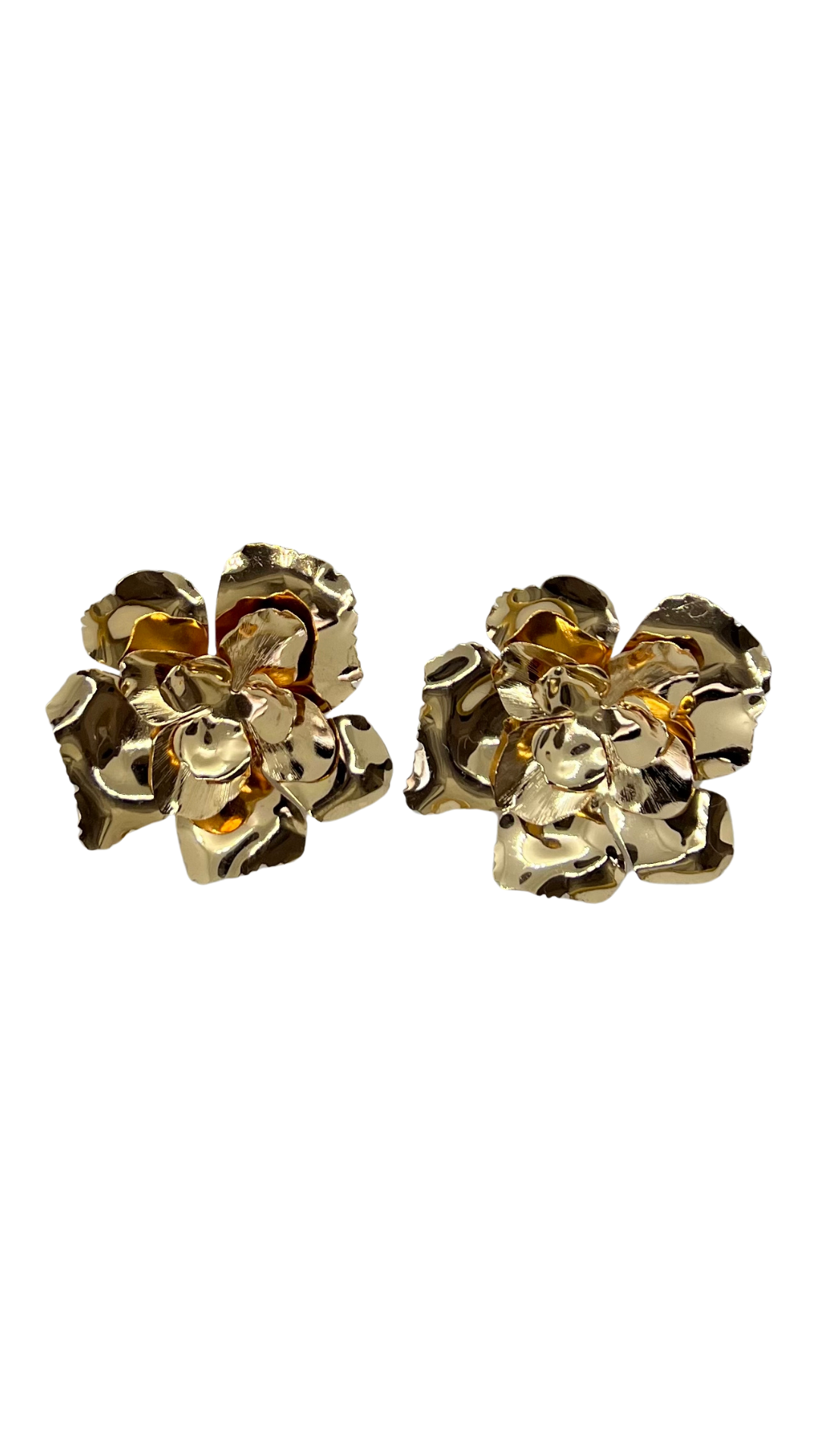 Golden Flower Studs XL
